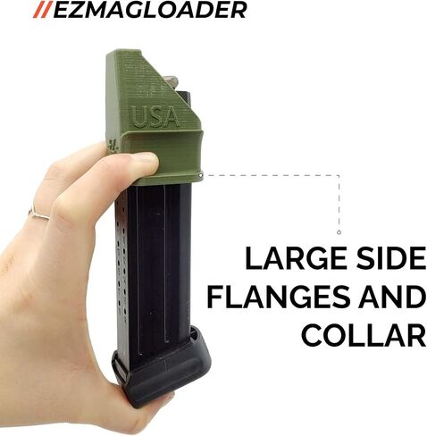 محمل المجلات EZMAGLOADER B0992LN1ZL لـ CZ-75 / TZ-75 - تحميل سهل بدون ألم - قبضة مريحة - ملحقات محمل السرعة - حواف كبيرة لتخفيف الإبهام in Kuwait