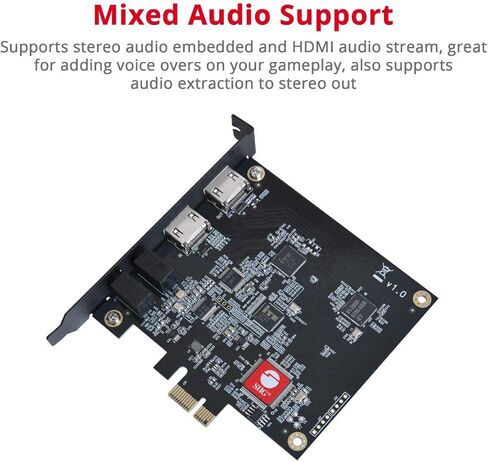 SIIG Live Game HDMI Capture PCIe Card (CE-H25111-S1) in Saudi Arabia