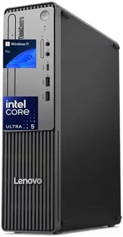 Lenovo ThinkCentre Neo 50s Gen 6, Intel 10-Core Ultra 5 225, 16GB DDR5, 512 GB SSD, Wi-Fi 6, Business SFF AI Desktop, DP, HDMI, Wired Keyboard & Mouse, Windows 11 Pro,Without DVD+RW in Saudi Arabia