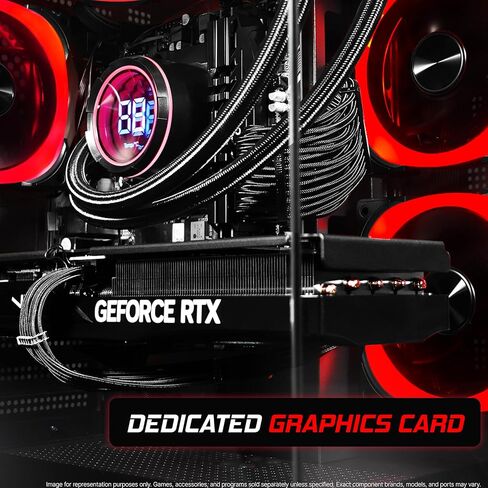 SAAV CORE Prebuilt Gaming PC Bundle Desktop Tower AMD Ryzen 5 5500 GeForce RTX 3050 6GB GDDR6 Dual Curved 27in Monitor 16GB DDR4 512GB NVMe WiFi6 Windows 11 AIO Liquid Cooled Computer PC Gaming Black in Saudi Arabia