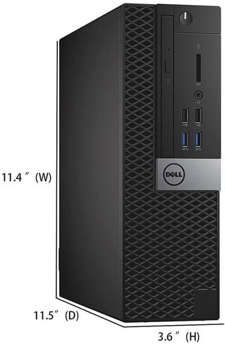 Dell OptiPlex 3040 SFF Desktop PC, 6th Gen Intel Core, 8GB RAM, 256GB SSD, Keyboard & Mouse, Windows 11 Pro (Renewed) in Saudi Arabia