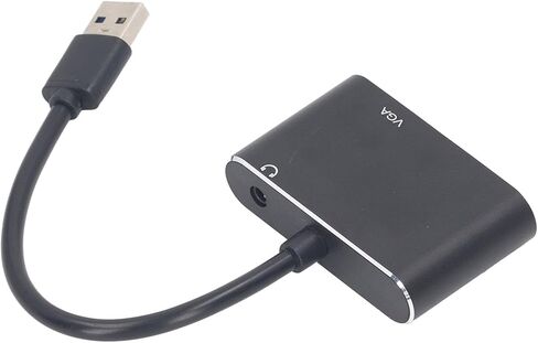 محول SUNGOOYUE USB 3.0 إلى HD، محول USB 3.0 إلى VGA من الفولاذ المقاوم للصدأ مع إخراج متزامن عالي السرعة، لعرض اجتماع الفيلم in Saudi Arabia