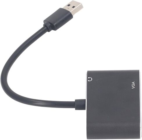 محول SUNGOOYUE USB 3.0 إلى HD، محول USB 3.0 إلى VGA من الفولاذ المقاوم للصدأ مع إخراج متزامن عالي السرعة، لعرض اجتماع الفيلم in Saudi Arabia