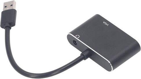 محول SUNGOOYUE USB 3.0 إلى HD، محول USB 3.0 إلى VGA من الفولاذ المقاوم للصدأ مع إخراج متزامن عالي السرعة، لعرض اجتماع الفيلم in Saudi Arabia