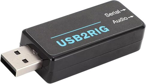 بطاقة صوت USB سوداء USB2RIG واجهة الأوضاع الرقمية الصوت USB التحكم في القط التسلسلي دعم FT8 FT4 RTTY SSTV الوضع الرقمي in Saudi Arabia