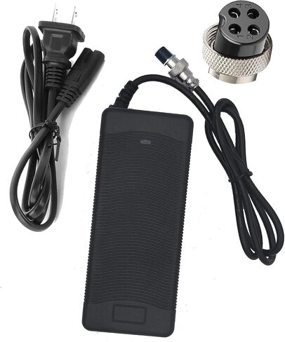 شاحن سكوتر كهربائي Suptopone 4 شقوق لـ Ninebot S/S-MAX/Mini PRO/Mini lite، 63V 2A 4-Pin موصل استبدال شاحن البطارية مع Ninebot من Segway Go Kart in Kuwait