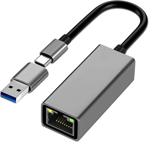 محول USB إيثرنت USB C Hub لأجهزة الكمبيوتر اللوحية Mac، محول إيثرنت إلى كمبيوتر محمول USB-C 10 جيجابت لجهاز MacBook Pro/Air Surface، USBC Hub Dongle متوافق مع Thunderbolt 3/4 إلى RJ45 Network100/1000Mbps in Kuwait