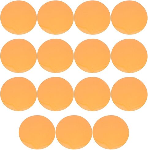 NUOBESTY 20 Pcs Amber Light Filter, Color Correction Sheets, Peel and Stick Yellow Lighting Gels for Led Spotlight, Pet Warm Color Film for Stage Dj Photography Studio, 7. 4cm Round in Saudi Arabia