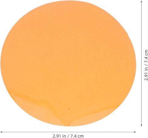 NUOBESTY 20 Pcs Amber Light Filter, Color Correction Sheets, Peel and Stick Yellow Lighting Gels for Led Spotlight, Pet Warm Color Film for Stage Dj Photography Studio, 7. 4cm Round in Saudi Arabia