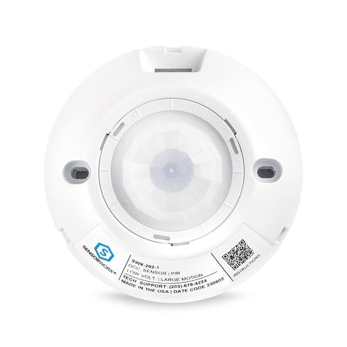 مستشعر حركة مثبت على السقف، SWX-202-1، كشف حركة كبير PIR - 360 درجة، جهد منخفض 12-24 فولت تيار مستمر، صنع في الولايات المتحدة الأمريكية in Saudi Arabia