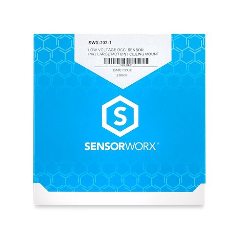مستشعر حركة مثبت على السقف، SWX-202-1، كشف حركة كبير PIR - 360 درجة، جهد منخفض 12-24 فولت تيار مستمر، صنع في الولايات المتحدة الأمريكية in Saudi Arabia