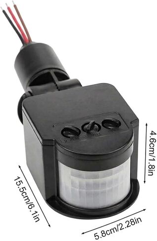 6 packs-IP65 Outdoor Motion Detector Controller 12VDC with Adjustable Sensitivity & Delay Timer for Security & Area Lighting Systems​ in Saudi Arabia