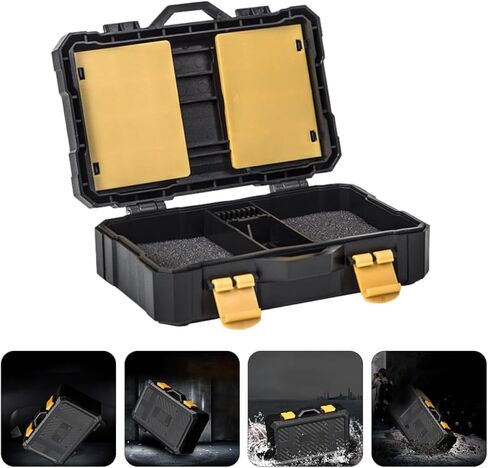 jojofuny Camera Battery and Memory Card Case Organizer for Photographers, Portable Protective Storage Holder with Shockproof Compartments, Compatible with Canon Battery and Memory Cards, in Saudi Arabia