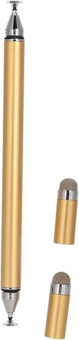 Phone Stylus, Portable 2 in 1 High Accuracy Pen with Protective Cover, Quick Response Screen Pen for Mobile Phones Tablets Notepad (Gold) in Saudi Arabia