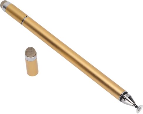 Phone Stylus, Portable 2 in 1 High Accuracy Pen with Protective Cover, Quick Response Screen Pen for Mobile Phones Tablets Notepad (Gold) in Saudi Arabia