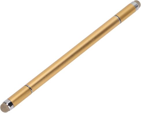 Phone Stylus, Portable 2 in 1 High Accuracy Pen with Protective Cover, Quick Response Screen Pen for Mobile Phones Tablets Notepad (Gold) in Saudi Arabia