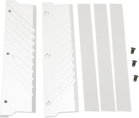 حوض حرارة Vikye DDR5، مبرد ذاكرة الوصول العشوائي الفعال، سهل التركيب، توصيل سريع للحرارة، تحسين الأداء مع سبائك الألومنيوم لـ MEO PMOAB G (أسود) in Kuwait