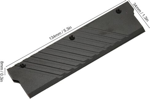 حوض حرارة Vikye DDR5، مبرد ذاكرة الوصول العشوائي الفعال، سهل التركيب، توصيل سريع للحرارة، تحسين الأداء مع سبائك الألومنيوم لـ MEO PMOAB G (أسود) in Kuwait