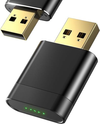 2026 Ultral Mini Wireless CarPlay Adapter for Apple & Android Auto,Gold-Plated USB-A/C Interface for Lag-Free Tech, 5GHz Wi-Fi Car Play Wireless Dongle for 2016+ Wired Cars,Plug & Play,Heat-Resistant in Saudi Arabia