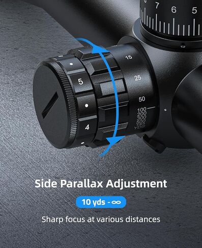 EZshoot FFP Rifle Scope with Zero Stop, MOA Illuminated Reticle, Parallax Adjustment, 30mm Tube Long Range Scope for Hunting, First Focal Plane Riflescope in Saudi Arabia