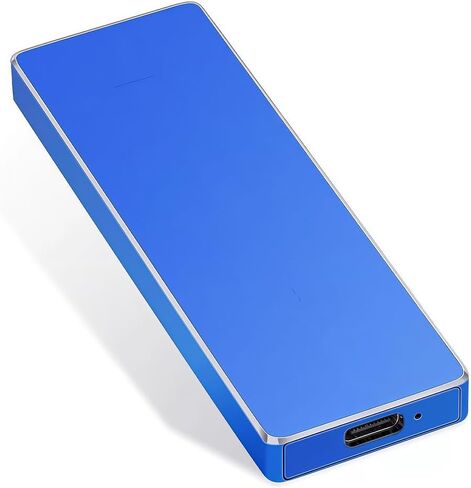 Portable Mobile Intelligent Backup Disk, 64 GB High Capacity External Storage for Photos Videos, USB 3.1 Type-C Interface Memory Extender, Blue in Saudi Arabia