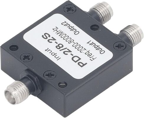 SMA Power Divider 2 Way 2 to 8GHz Low Insertion Loss High Isolation RF Power Splitter for Antenna System for Amplified Way is to Two ante SMA Divider2 in Saudi Arabia