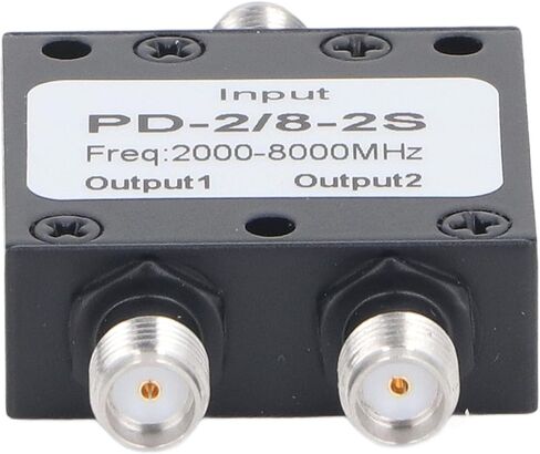 SMA Power Divider 2 Way 2 to 8GHz Low Insertion Loss High Isolation RF Power Splitter for Antenna System for Amplified Way is to Two ante SMA Divider2 in Saudi Arabia
