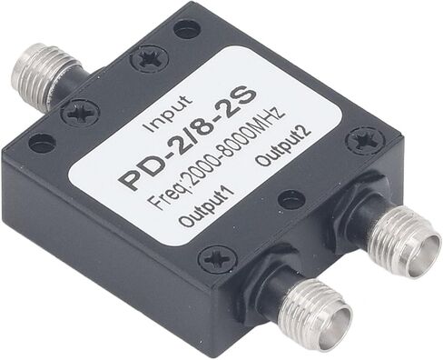 SMA Power Divider 2 Way 2 to 8GHz Low Insertion Loss High Isolation RF Power Splitter for Antenna System for Amplified Way is to Two ante SMA Divider2 in Saudi Arabia