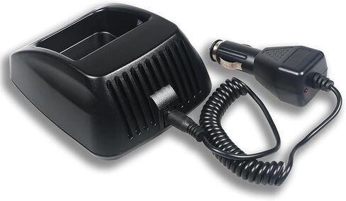 KSC-32 Rapid Charger DC 12V/ 24V Car Charger Compatible with Kenwood Radio TH-D72A TK-2180 TK-3180 TK-5210 K-5310 NX-410 NX-411, Ni-MH NI-CD LI-ION Battery Charging for KNB-32N KNB-33 KNB-43L KNB-47L in Saudi Arabia