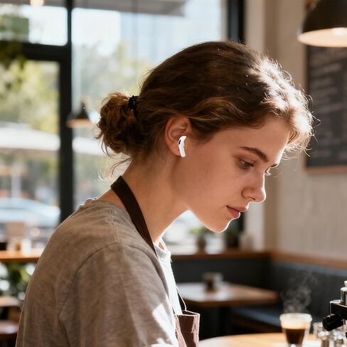 Adhiper 3 أزواج من أطراف الأذن من خطافات الأذن لأجهزة AirPods 4 سماعات أذن بخاصية إلغاء الضوضاء [أضيفت 1 وسائد أذن وأشرطة مضادة لفقدان] ملحقات سماعات أذن مضادة للانزلاق (أبيض) in Kuwait