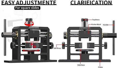 Sight Pusher Tool, Rear Sight Pusher for Glock Handguns Front Rear Sight Removal and Adjustment with Adjustable Base, Compatible with Square Slides in Saudi Arabia