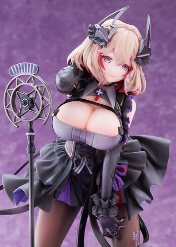 الرأس الذهبي 1/6 مقياس الشكل Azur Lane Lone μ التسليح الارتفاع الإجمالي تقريبًا. 11.2 بوصة (285 ملم) (بما في ذلك القاعدة) مصنوعة من PVC وABS منتج نهائي مطلي بمقياس 1/6 in Saudi Arabia