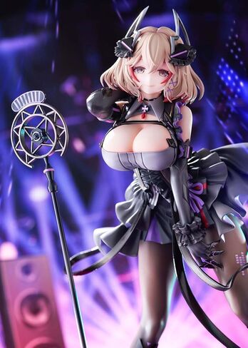 الرأس الذهبي 1/6 مقياس الشكل Azur Lane Lone μ التسليح الارتفاع الإجمالي تقريبًا. 11.2 بوصة (285 ملم) (بما في ذلك القاعدة) مصنوعة من PVC وABS منتج نهائي مطلي بمقياس 1/6 in Saudi Arabia