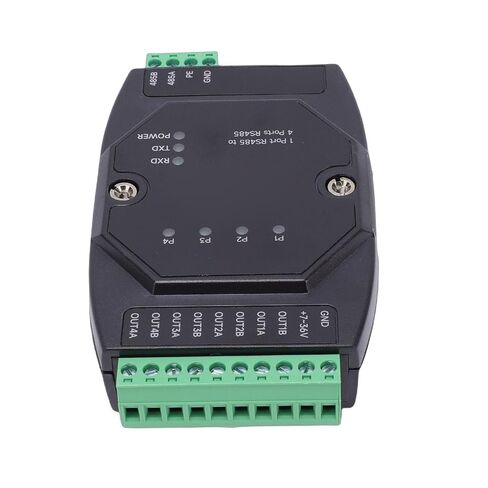 Zunate Industrial 4 Port RS485 Hub, Isolated 485 Data Acquisition Splitter with Rail Mount Support, 300 to 460800bps Wide Baud Rate for Industrial Networks in Saudi Arabia
