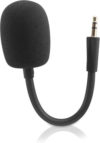 LEFXMOPHY Blackshark V3 Mic Replacement for Razer Blackshark V3, V3 PRO, V3 X (2025 Version) Game Headset Microphone Accessory Black Shark 3rd Gen 3.5mm Detachable Gaming Boom Mike with Foam, Black in Saudi Arabia