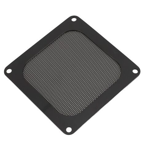 LIANGLIDE 4PCS PVC Computer Fan Filter Grills Magnetic Frame Dust Mesh for PC Cooler Filter 3.66x3.66in, Prevent Dust, Protect Cables, with Easy Installation, Ideal for PC Fan Vent (Black) in Saudi Arabia