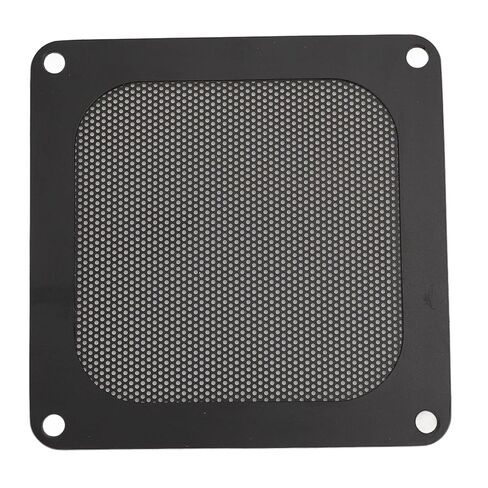 LIANGLIDE 4PCS PVC Computer Fan Filter Grills Magnetic Frame Dust Mesh for PC Cooler Filter 3.66x3.66in, Prevent Dust, Protect Cables, with Easy Installation, Ideal for PC Fan Vent (Black) in Saudi Arabia