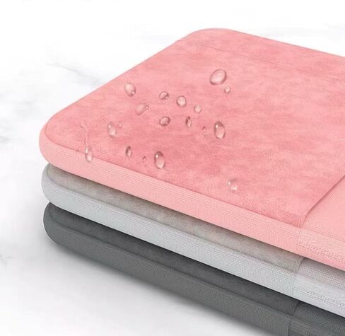 7-8.5 Inch Tablet Sleeve, Cloth Shockproof Storage Bag with Handle, Full Protection Slim Portable Carrying Case for ipad, Pink in Saudi Arabia