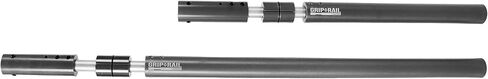 سكة Matthews Grip - أنبوب شبكي متداخل مع جهاز استقبال Jr - 1-1/4 بوصة (1.660 بوصة) أو 1-1/2 بوصة (1.900 بوصة) OD - 4 أحجام، وسكة حديدية سريعة من الألومنيوم لتجهيز الأضواء والكاميرات والخلفيات (1-1/4 بوصة قصيرة) in Kuwait