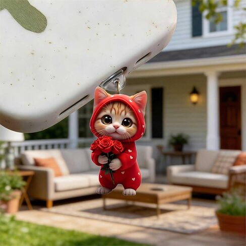 Cute Ginger Cat Dust Plug Acrylic Charms for electronic products,Type-C Charging Port Dust Plugs Pendant Compatible with E-Reader Phone Tablet, Gift for Christmas, Birthday, Anniversary Day in Saudi Arabia