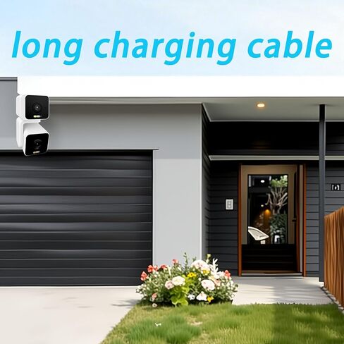 كابل طاقة USB C إلى USB C بطول 20 قدم لكاميرا CCTV الأمنية، Wyze Cam Pan V4، Duo/Solar Cam Pan، Cam V4، Cam v3، Cam Pan، Cam OG، TP-Link Tapo C120، سلك شحن USB إلى Micro USB، كابل تمديد طويل - قطعتان in Kuwait