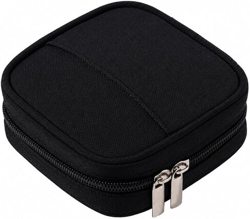 Mini Travel Carry Storage Case, Portable Charger Case Organizer, Small Pouch Compatible with MacBook Power Adapter, Tech Bag for Laptop Accessories Cables, Cords, USB Drives, Power Bank, Earphones in Saudi Arabia