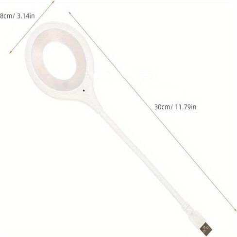 1 قطعة التحكم الصوتي USB القراءة مرنة معقوفة LED ضوء للقراءة بجانب السرير ضوء الليل الناعم تفعيل الصوت الذكي لغرفة النوم والمكتب واستخدام الدراسة in Saudi Arabia