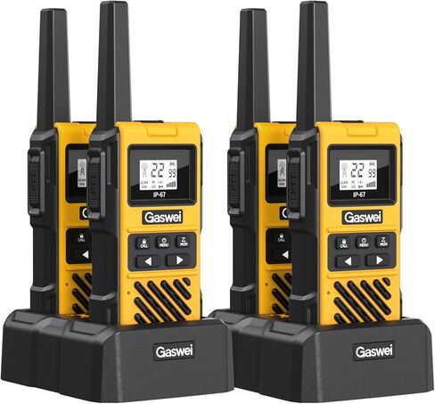 G1pro Profressional Walkie Talkies for Adults, Rechargeable Two Way Radios Long Range, 2 Way Emergency Radio, Waterproof, Shock Resistant (6 Pack) in Saudi Arabia