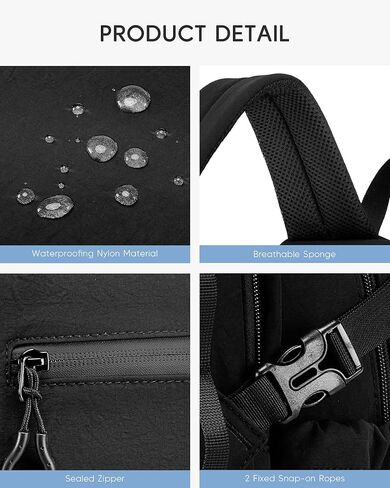 40x30x15cm Personal Item Bag 16x12x6 Travel Backpack Flight Approved with Anti-Theft Pocket Water-resistant Casual Daypack for Weekender Business Hiking, Black in Saudi Arabia