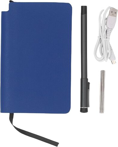 Jectse Digital Notebook with Pen, Electronic Writing Pad Smart Digital Pen OCR Text Recognition AI Drawing Video Playback, with 5.0 for iOS Phones Tablets (Linen Texture Blue) in Saudi Arabia