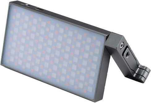 مصباح فيديو Godox RGB Mini Creative M1 LED على الكاميرا (أخضر)، 2500-8500K ثنائي اللون ووضع RGB 360 لون، CRI 97، ضوء جيب مع تأثيرات، وضع الموسيقى، بطارية مدمجة، حامل 1/4 بوصة - 20 (M1GRY) in Kuwait
