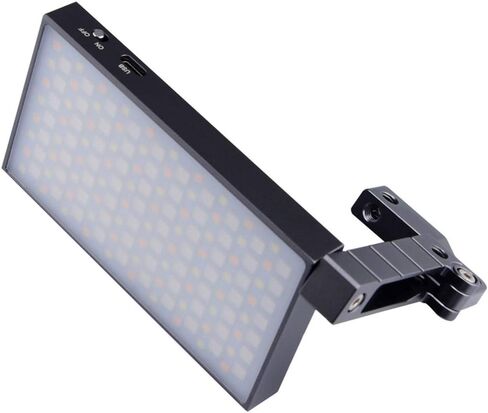 مصباح فيديو Godox RGB Mini Creative M1 LED على الكاميرا (أخضر)، 2500-8500K ثنائي اللون ووضع RGB 360 لون، CRI 97، ضوء جيب مع تأثيرات، وضع الموسيقى، بطارية مدمجة، حامل 1/4 بوصة - 20 (M1GRY) in Kuwait