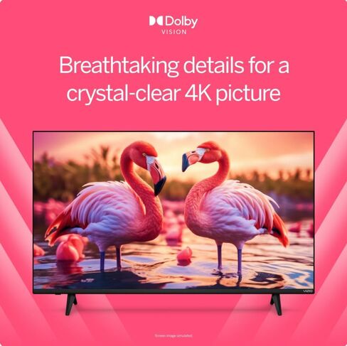 VIZIO V4K50S-0810 50" Class V-Series 4K LED HDR Compatibility Chromecast Built-in, Bluetooth Limited Edition Smart TV (Renewed) in Saudi Arabia