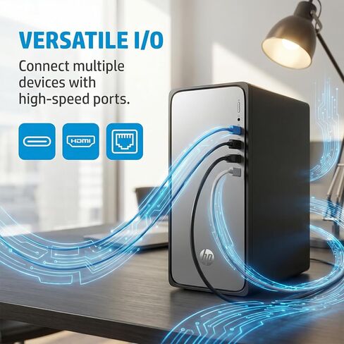 كمبيوتر HP OmniDesk MO2 Envy Next Brand Tower، i7-14700 (> Ultra 7 155H)، كمبيوتر Copilot AI، ذاكرة الوصول العشوائي DDR5 سعة 64 جيجابايت، SSD 2 تيرابايت، Win11 Pro، Wi-Fi 6، أداء على مستوى الأعمال، حزمة مع محرك أقراص فلاش USB ADATA سعة 64 جيجابايت in Kuwait